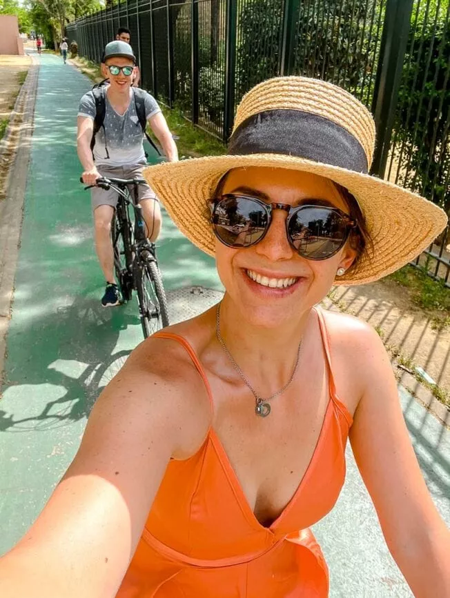 Sevilla Fahrrad gemietet