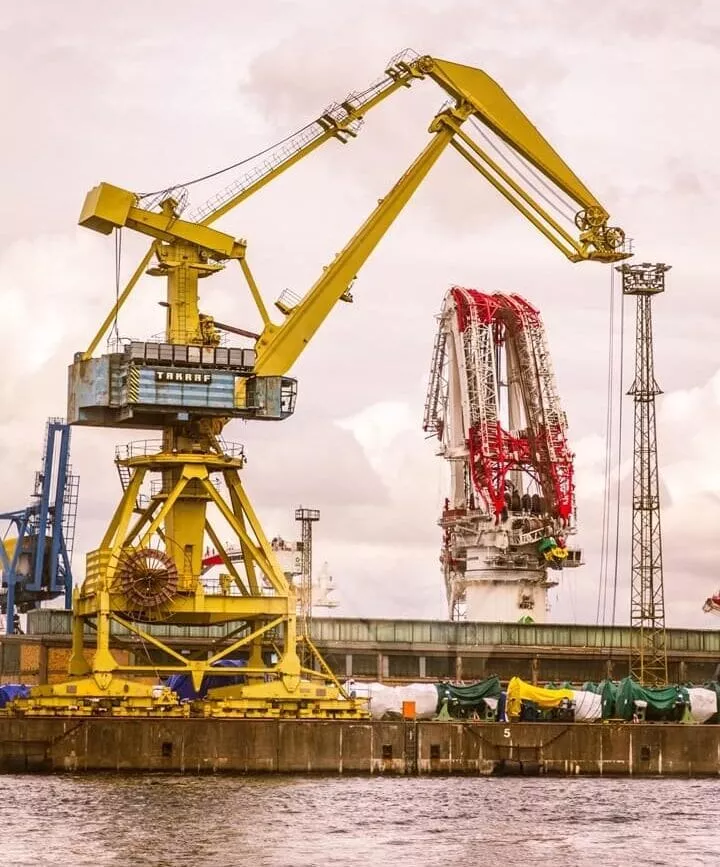 Rostock Hafen Rostock Kran