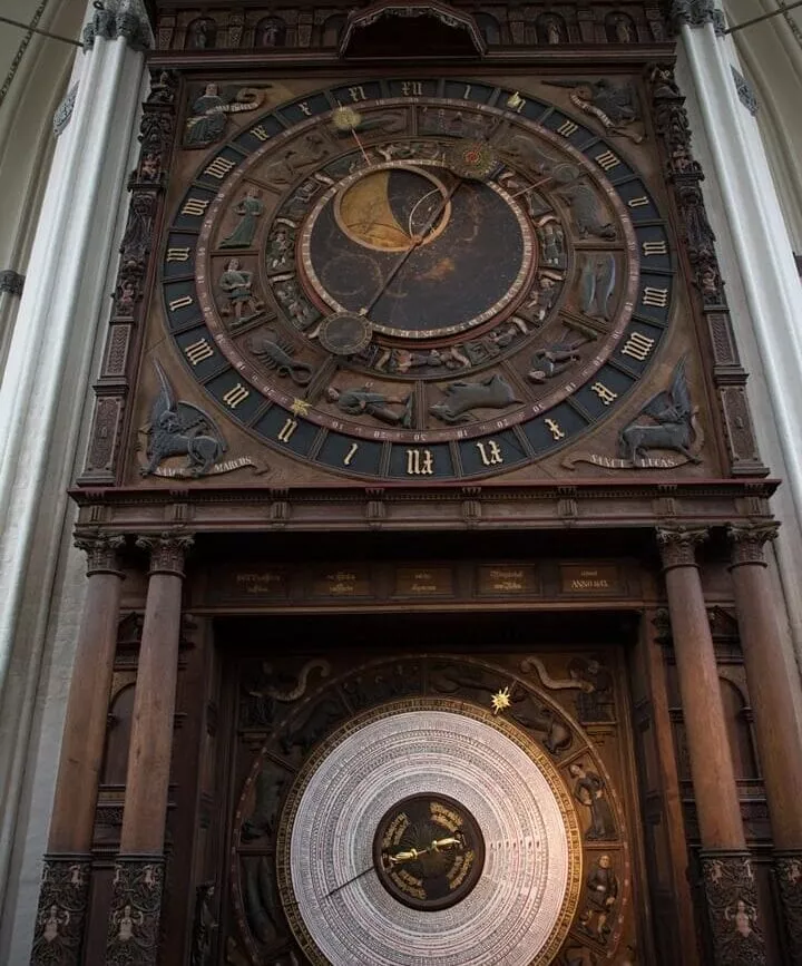 Rostock Marienkirche große Uhr
