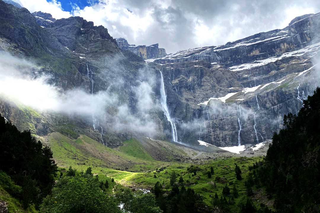 Cirque de Gavarnie Wasserfall Frankreich