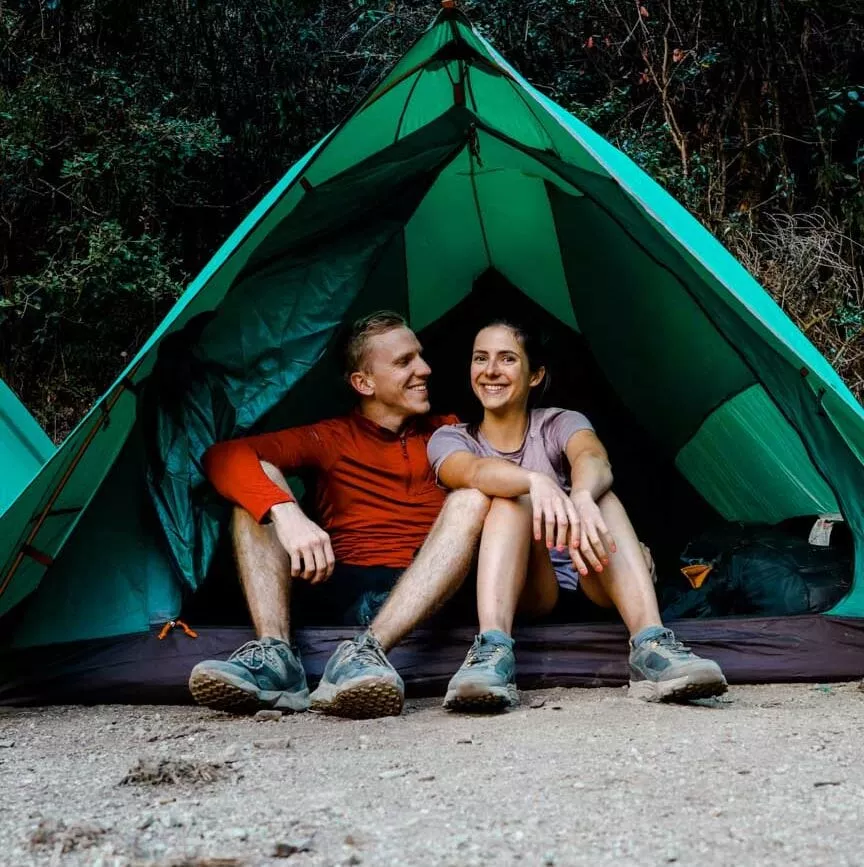 inka trail machu picchu peru gemuetlicher abend im zelt