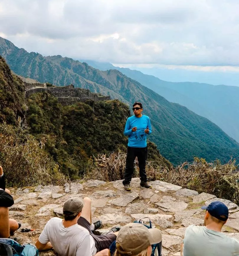 machu picchu wanderung unser guide pepe