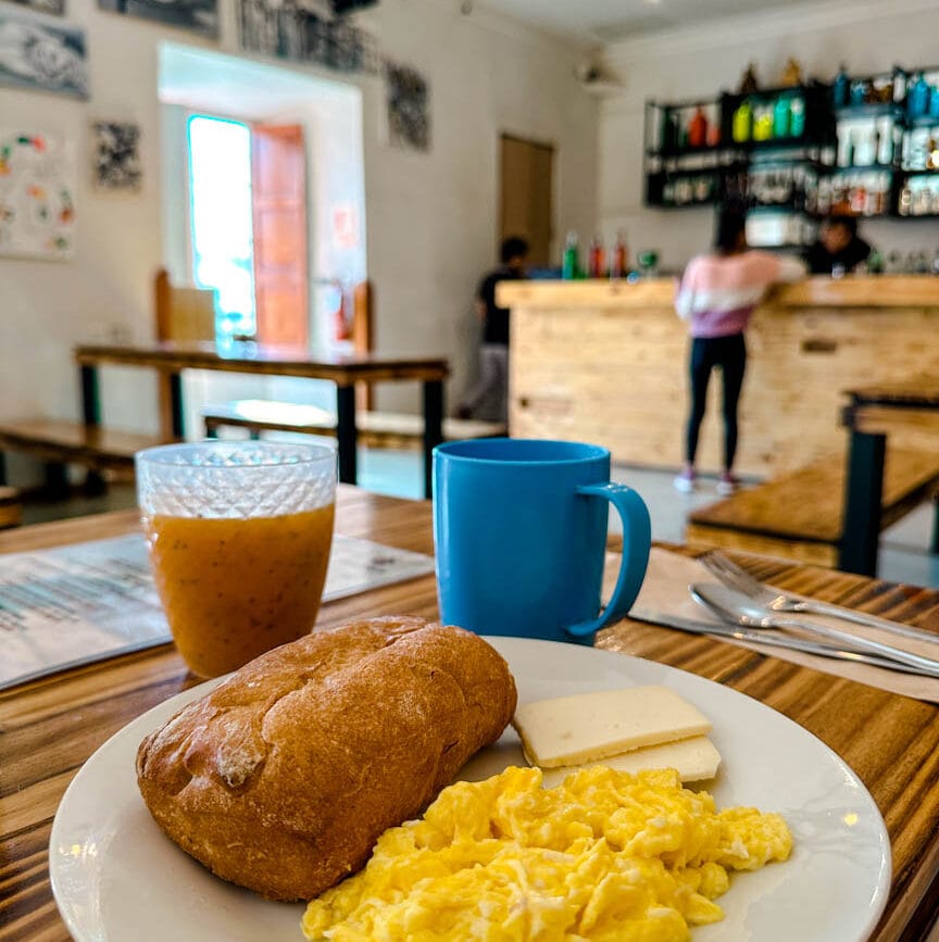 cusco hostel hommam fruehstueck