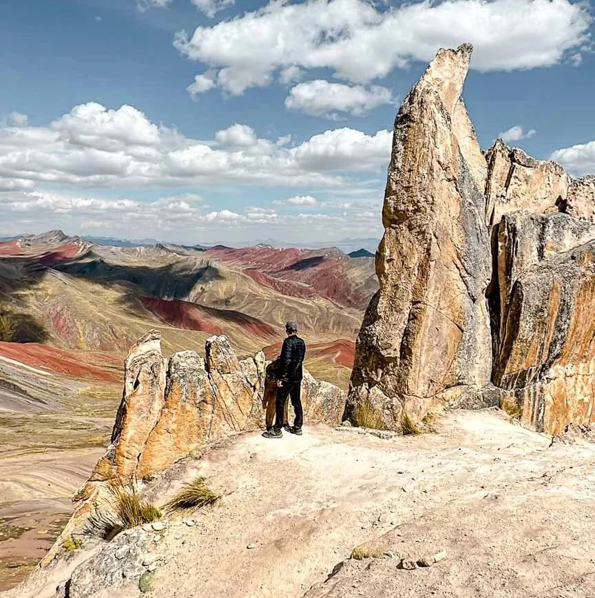 Cusco Peru Regenbogenberg Palcoyo Piedras