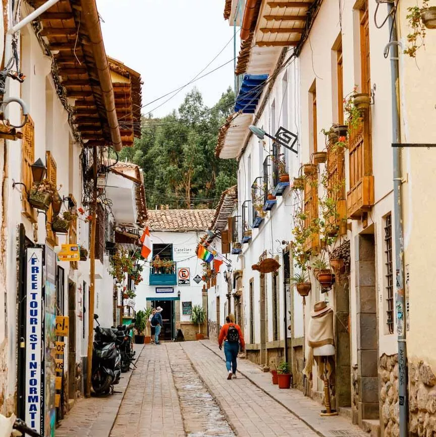 cusco peru san blas viertel