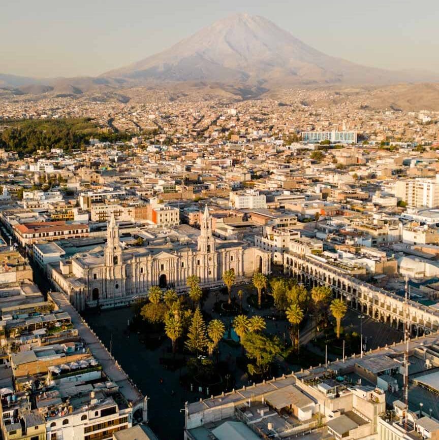 peru arequipa von oben