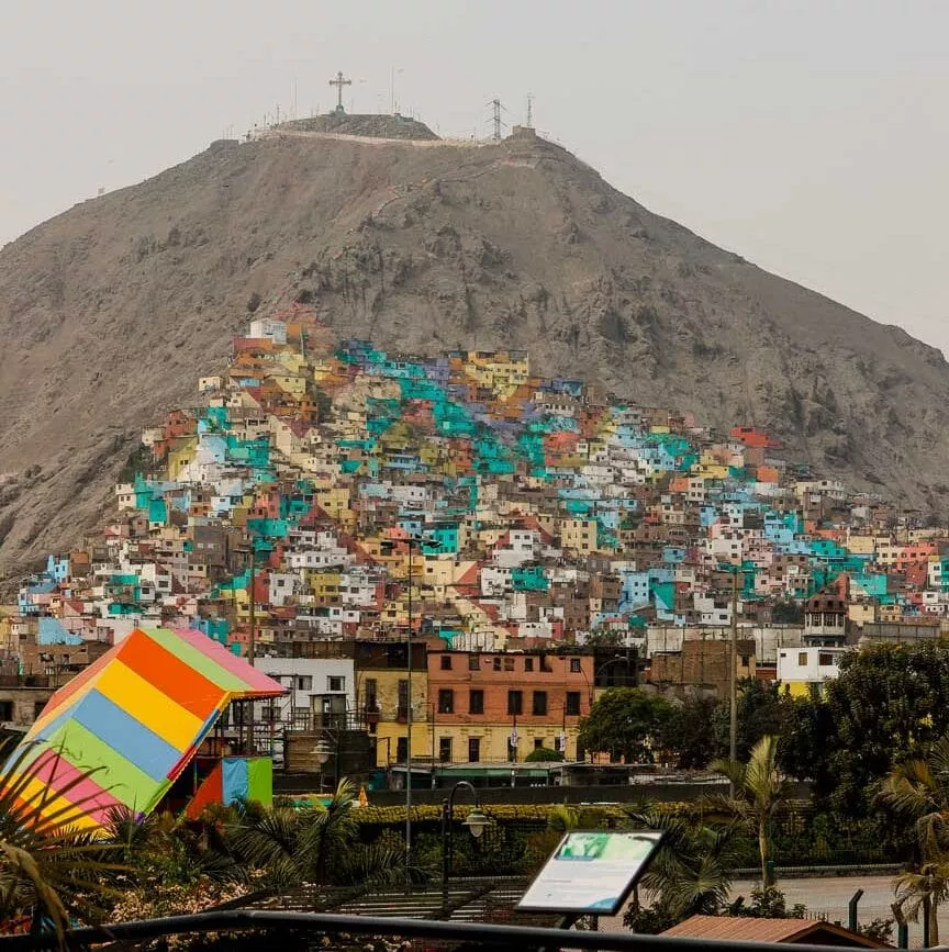 peru lima ausblick muninet parque la muralla