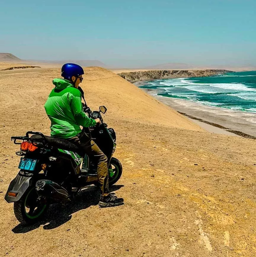 peru paracas rollertour