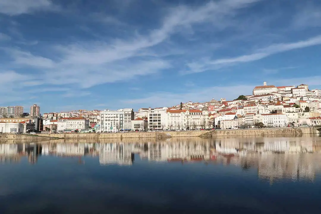 Portugal Coimbra am Montego Fluss