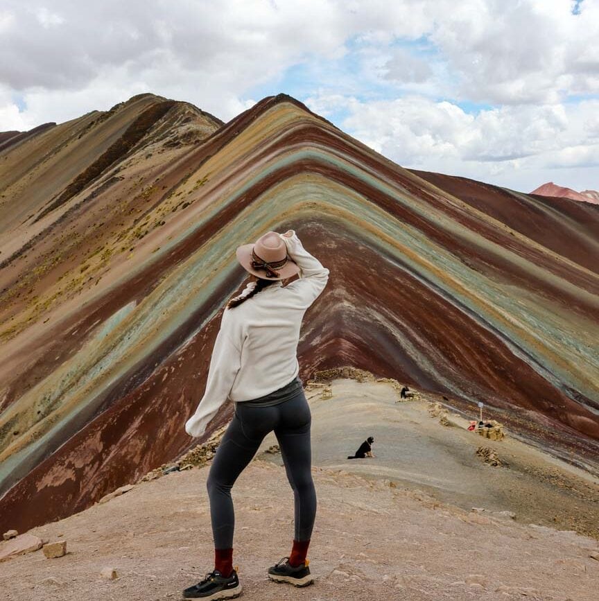 rainbow mountain peru viewpoint
