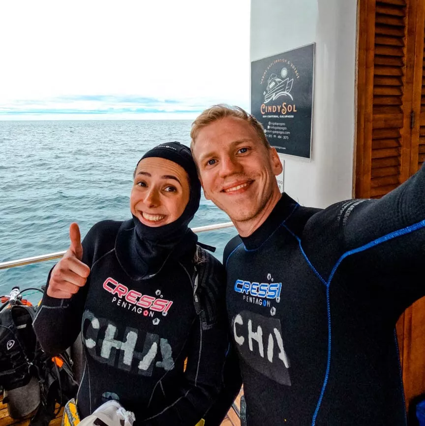 galapagos inseln tauchgang kicker rock