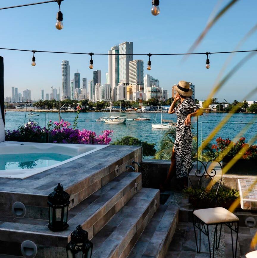 Cartagena Kolumbien Hotel Dorado Plaza Calle del Arsenal