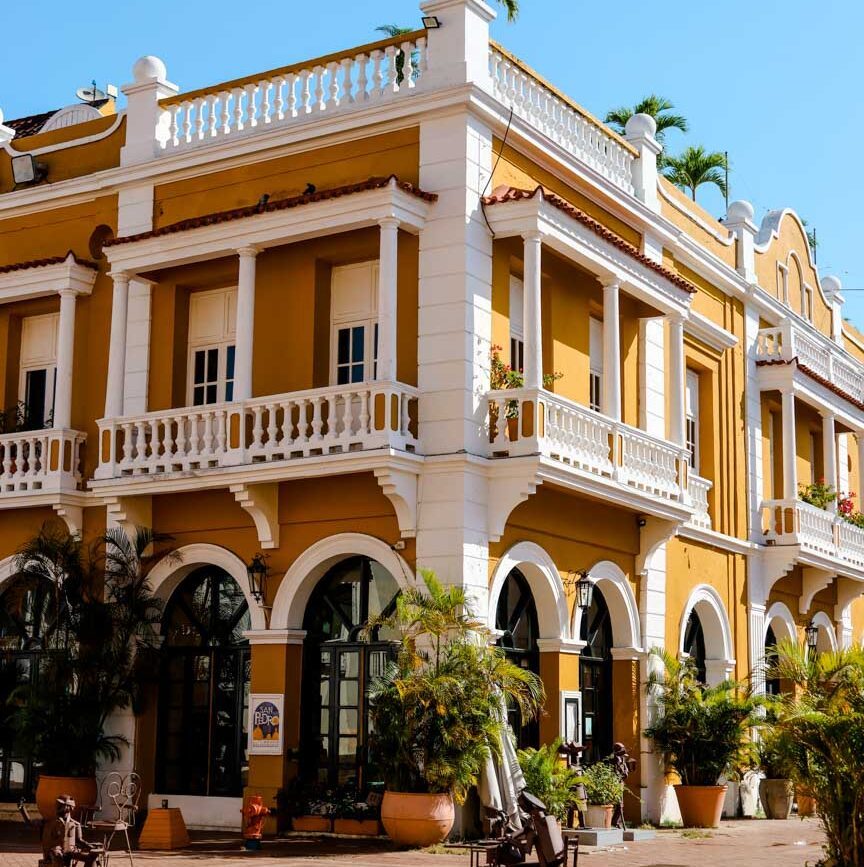 Cartagena Kolumbien Plaza de la Aduana