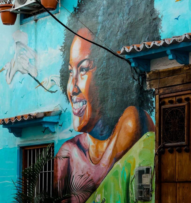 Cartagena Kolumbien Streetart