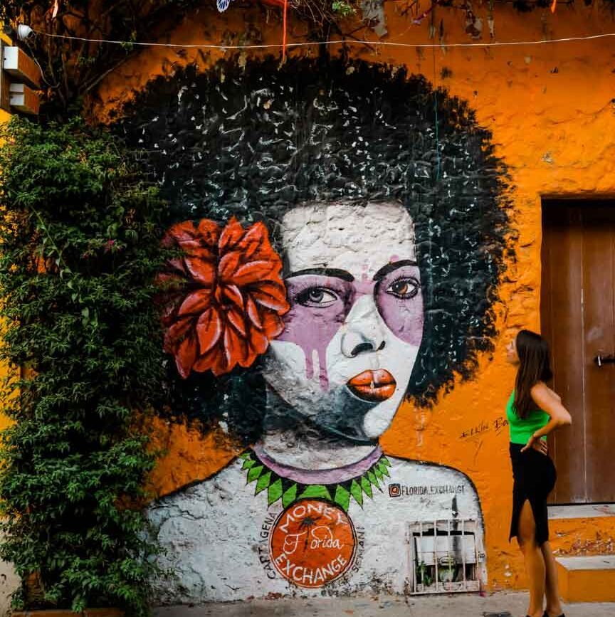 Cartegena Getsemani Viertel Streetart