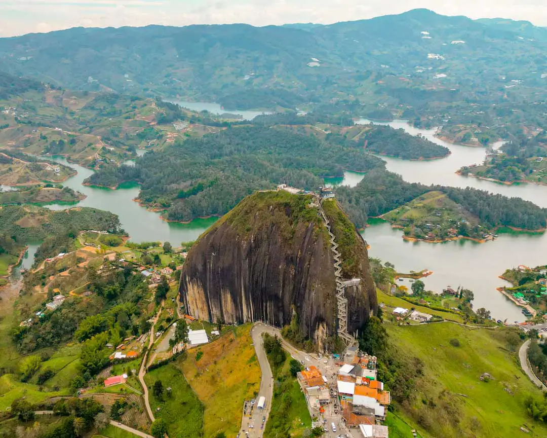 Felsen von Guatape Kolumbien