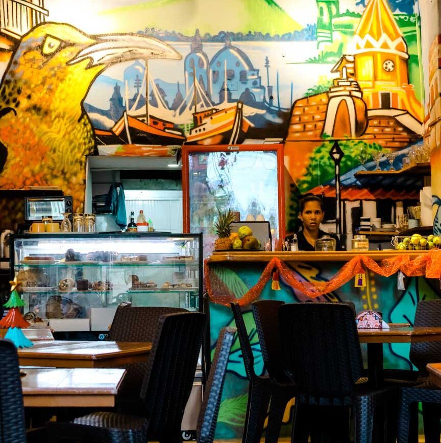 Getsemani Viertel Cartagena coole Cafés