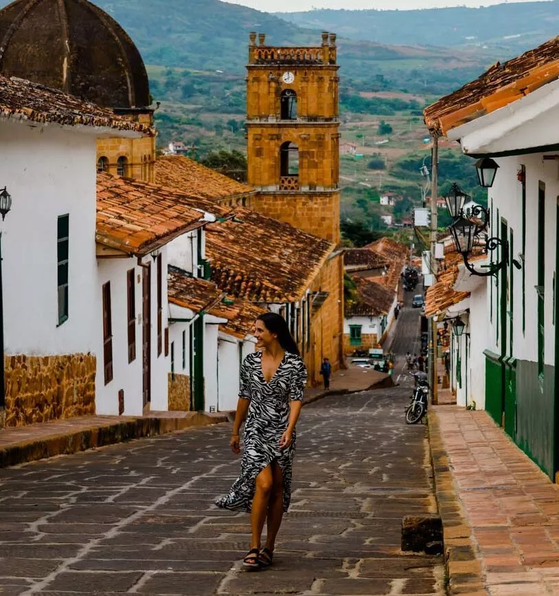 kolumbien barichara gasse kolumbien barichara gasse