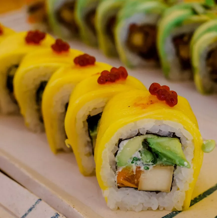 kolumbien essen sushi