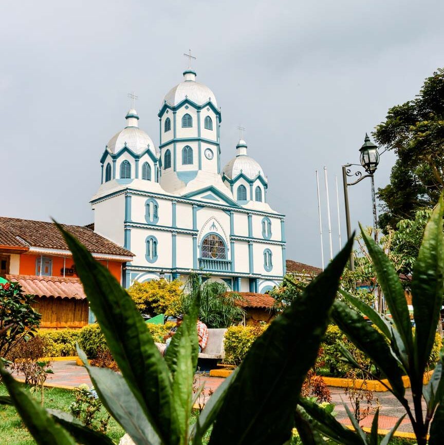 kolumbien filandia hauptplatz