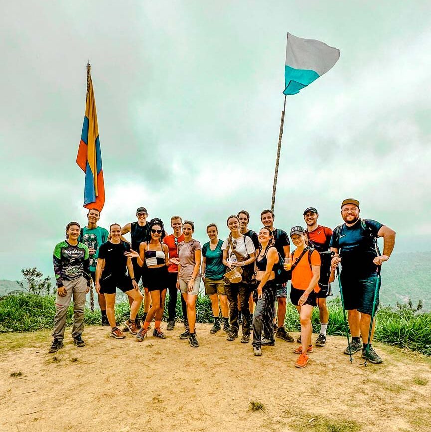 kolumbien lost city trek gruppe