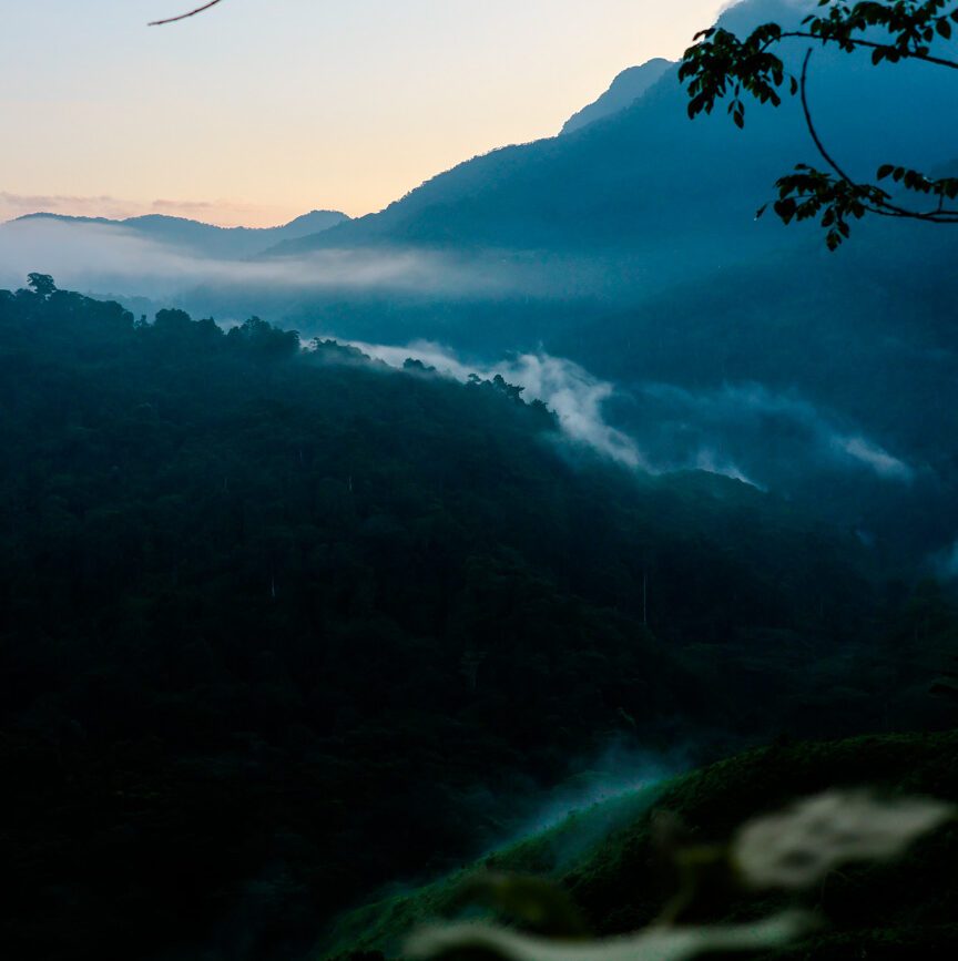 kolumbien lost city trek sonnenaufgang