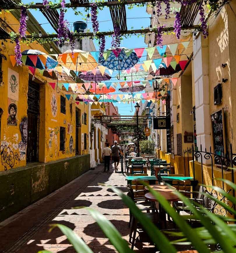 kolumbien santa marta gasse