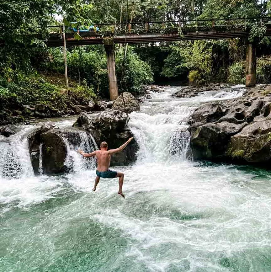 la fortuna costa rica el salto rope swing la fortuna costa rica el salto rope swing