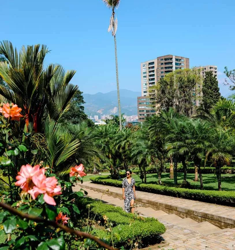 medellin kolumbien garten schlossmuseum