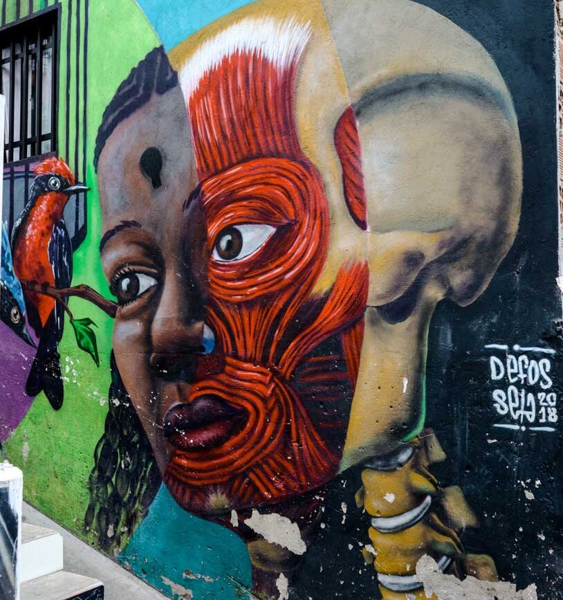 Medellín Kolumbien Streetart Comuna 13