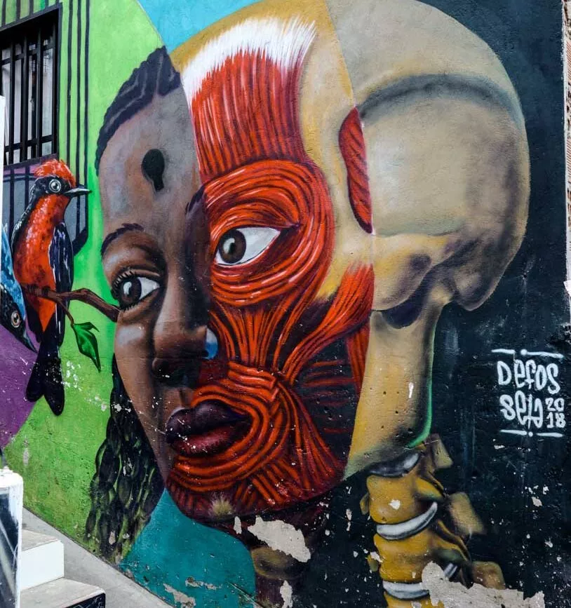 medellin kolumbien streetart comuna 13
