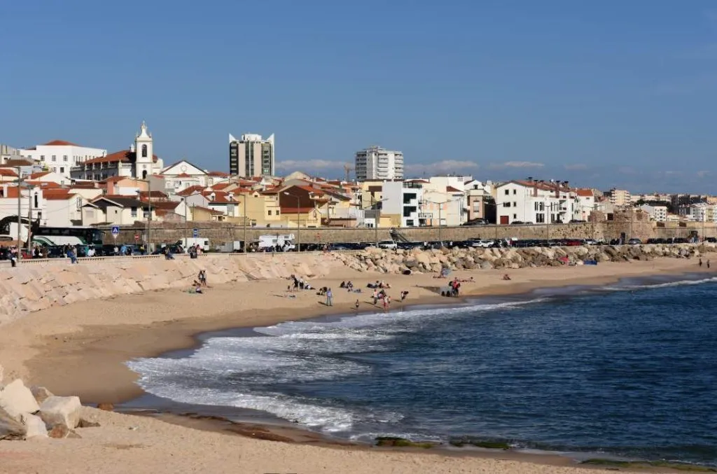 portugal figueira da foz Strand bei Figueira da Foz Portugal