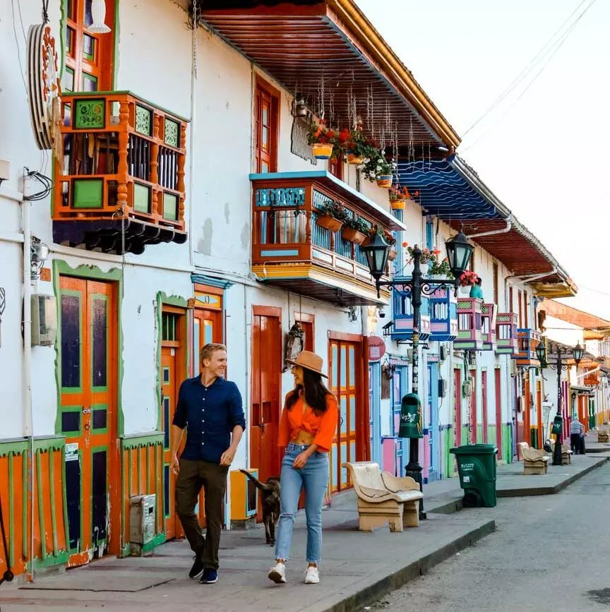 Salento Kolumbien Calle Real