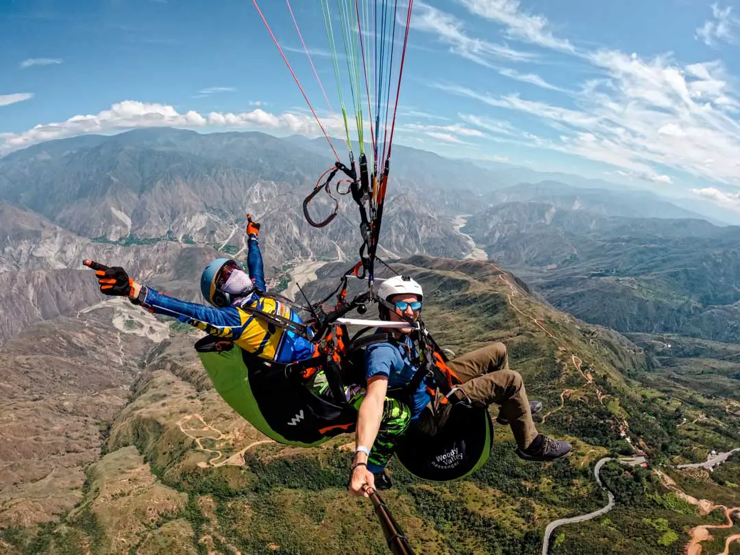 San Gil Kolumbien Paragliding