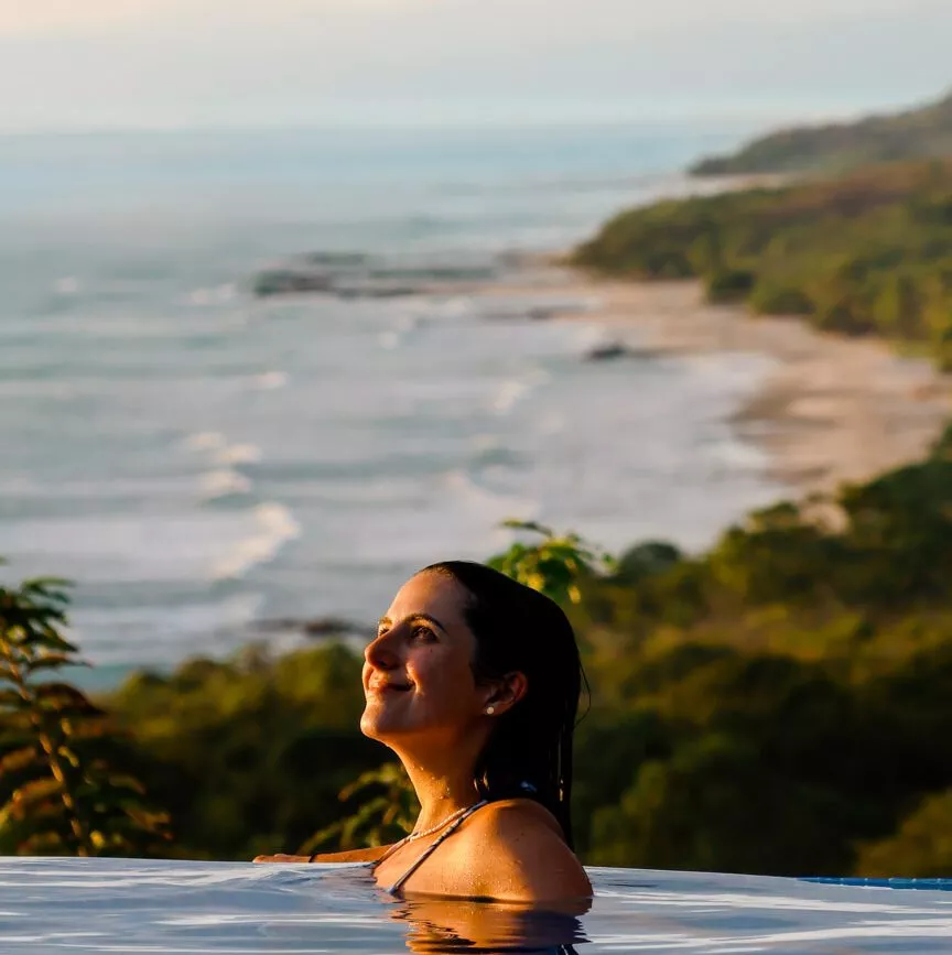 Santa Teresa Costa Rica Ausblick Vista de Olas