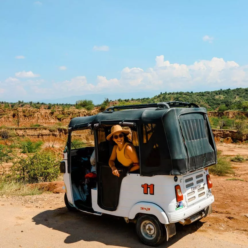 Tatacoa Wüste Kolumbien TukTuk