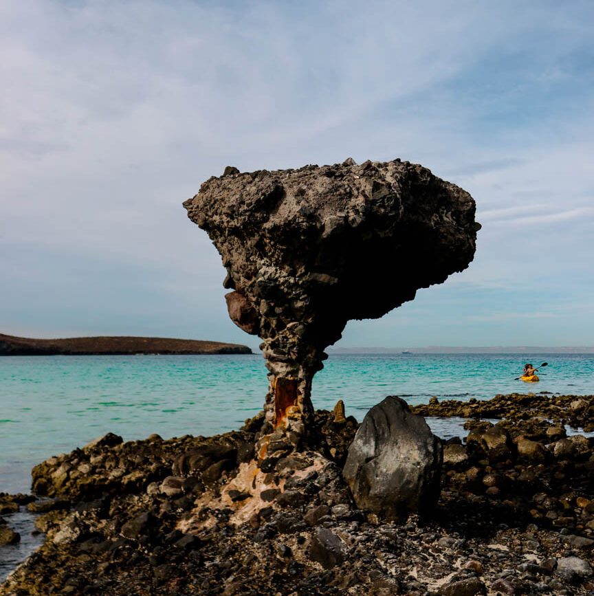 Mushroom Rock Baja California Sur Mexiko