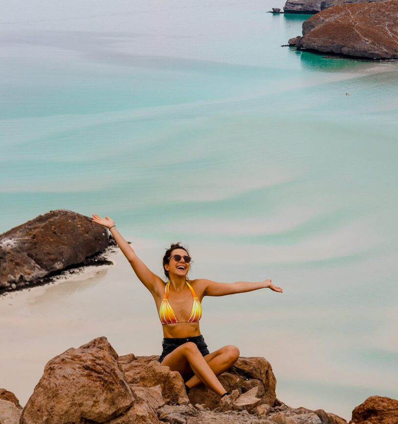 Playa Balandra Aussichtspunkt Baja California Sur Mexiko