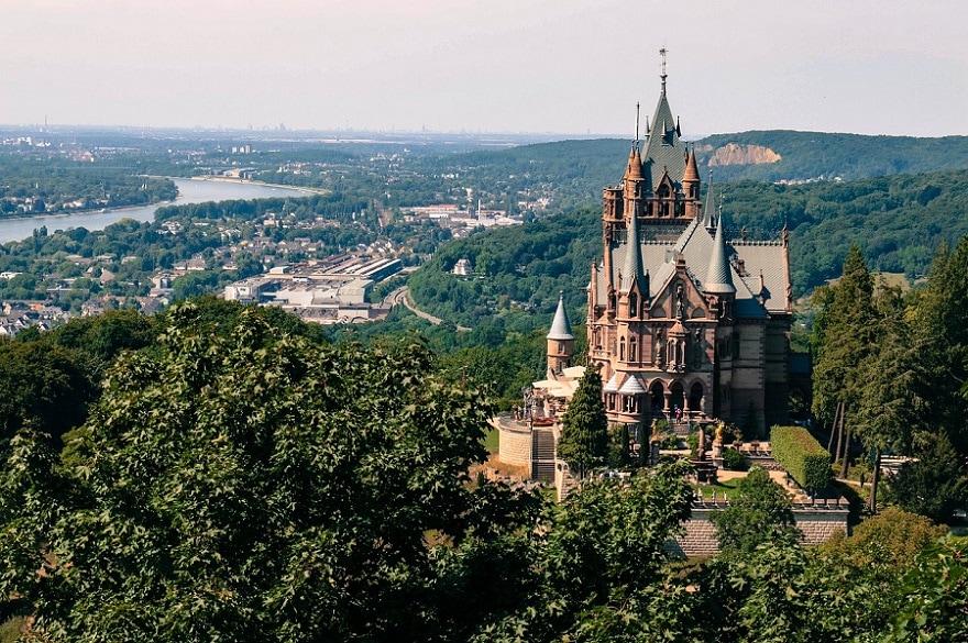 NRW Siebengebirge Burg Drachenfels