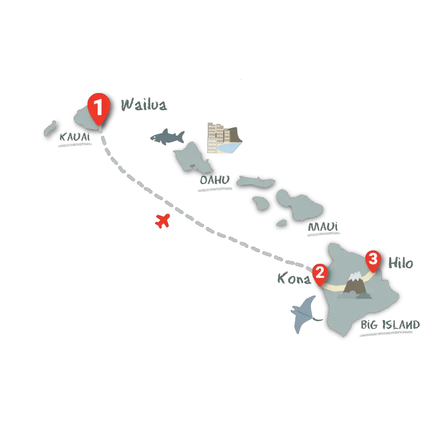 Hawaii Rundreise Inselhopping 2 Wochen 2 Inseln