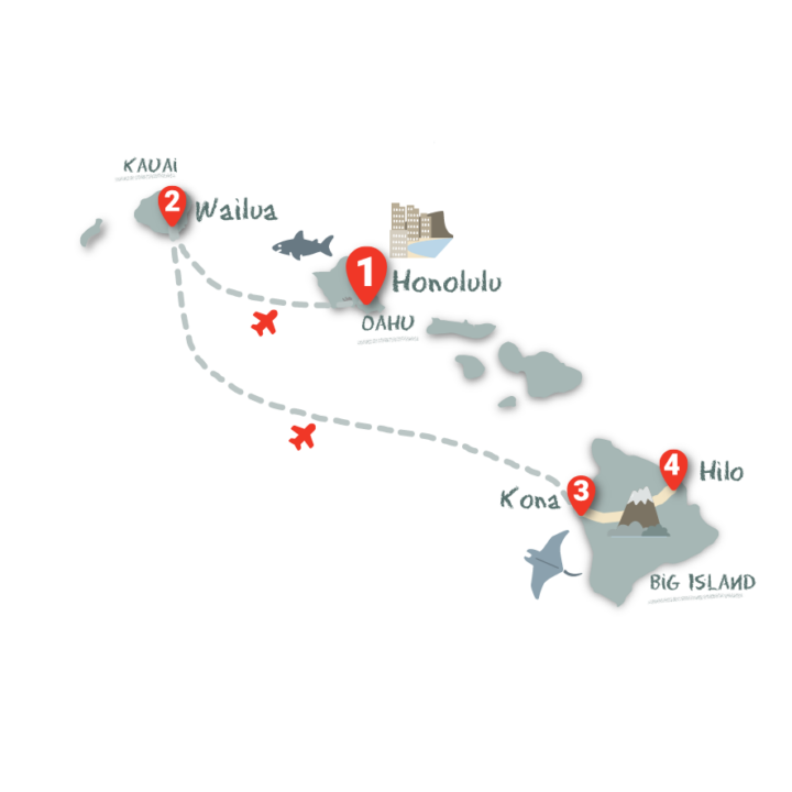 Hawaii Rundreise Die besten 3 Wochen InselhoppingRouten!