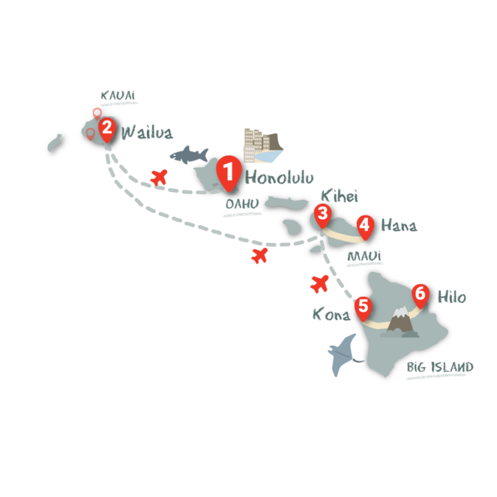 Hawaii Rundreise Die besten 3 Wochen InselhoppingRouten!
