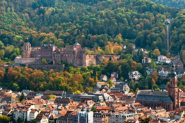 Blick auf das Heidelberger Schloss