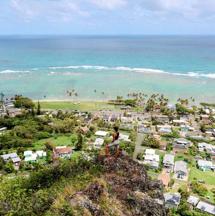 oahu kahekili ridge trail ausblick oahu Kahekili Ridge Trail ausblick