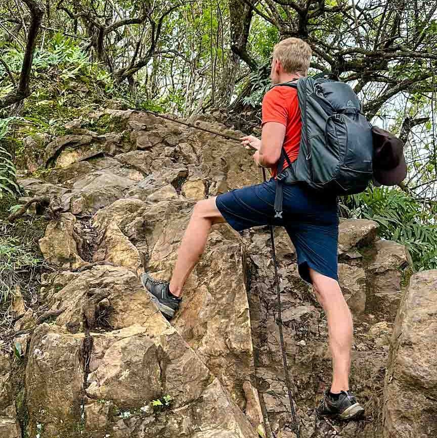 oahu Olomana Ridge Trail weg