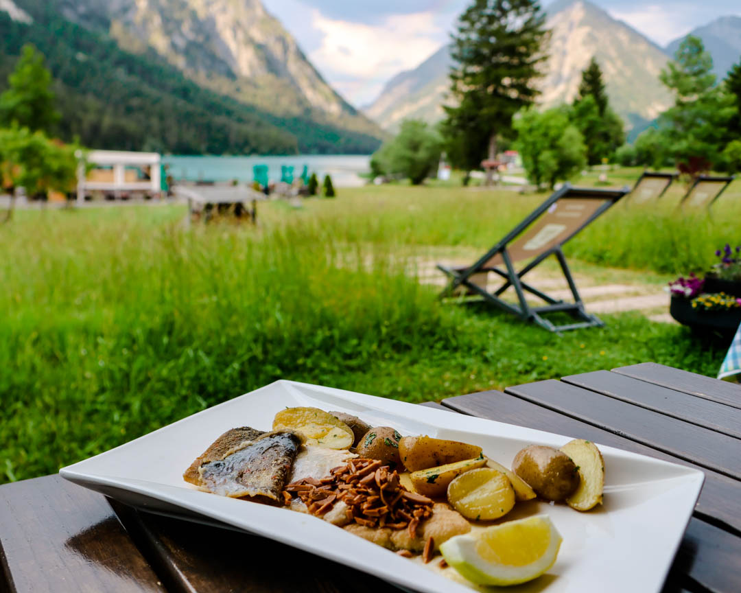 essen beim hotel fischer am see