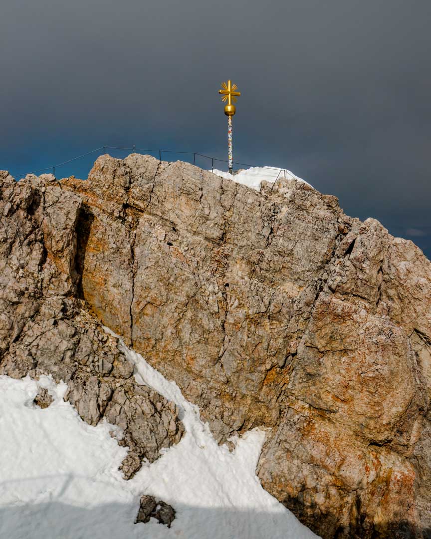 Zugspitze Patch 65x75mm - Gedrucktes Abzeichen Für Jacke & Uniform