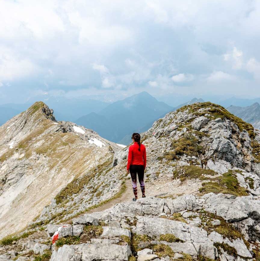 grat zwischen ups spitze und daniel