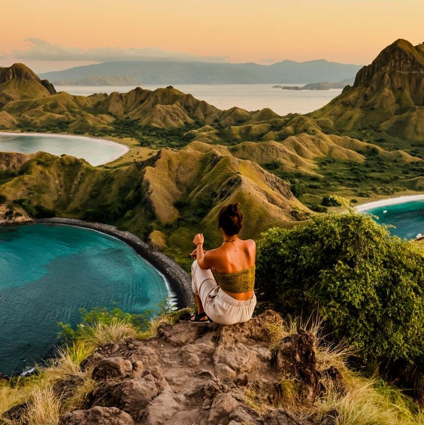 indonesien komodo Padar Island