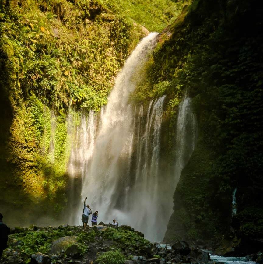 indonesien lombok Tiu Kelep Wasserfall